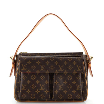 Louis Vuitton Viva Cite Handbag Monogram Canvas GM