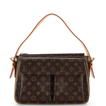 Louis Vuitton Viva Cite Handbag Monogram Canvas GM