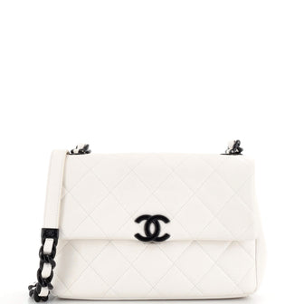 Chanel My Everything Flap Bag Quilted Caviar Medium