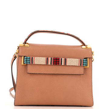 Valentino Garavani My Rockstud Satchel Leather with Beaded Detail Small