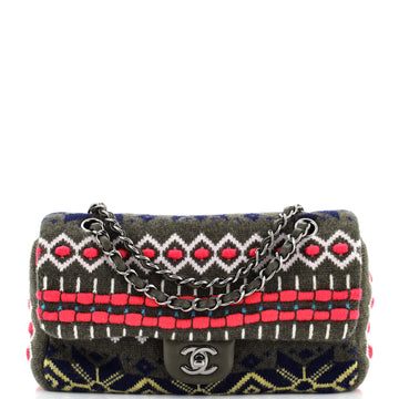 Chanel Paris-Salzburg Flap Bag Multicolor Cashmere Medium