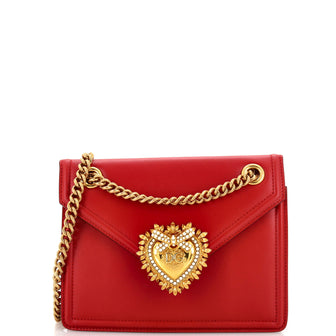 Dolce & Gabbana Devotion Crossbody Bag Leather Small