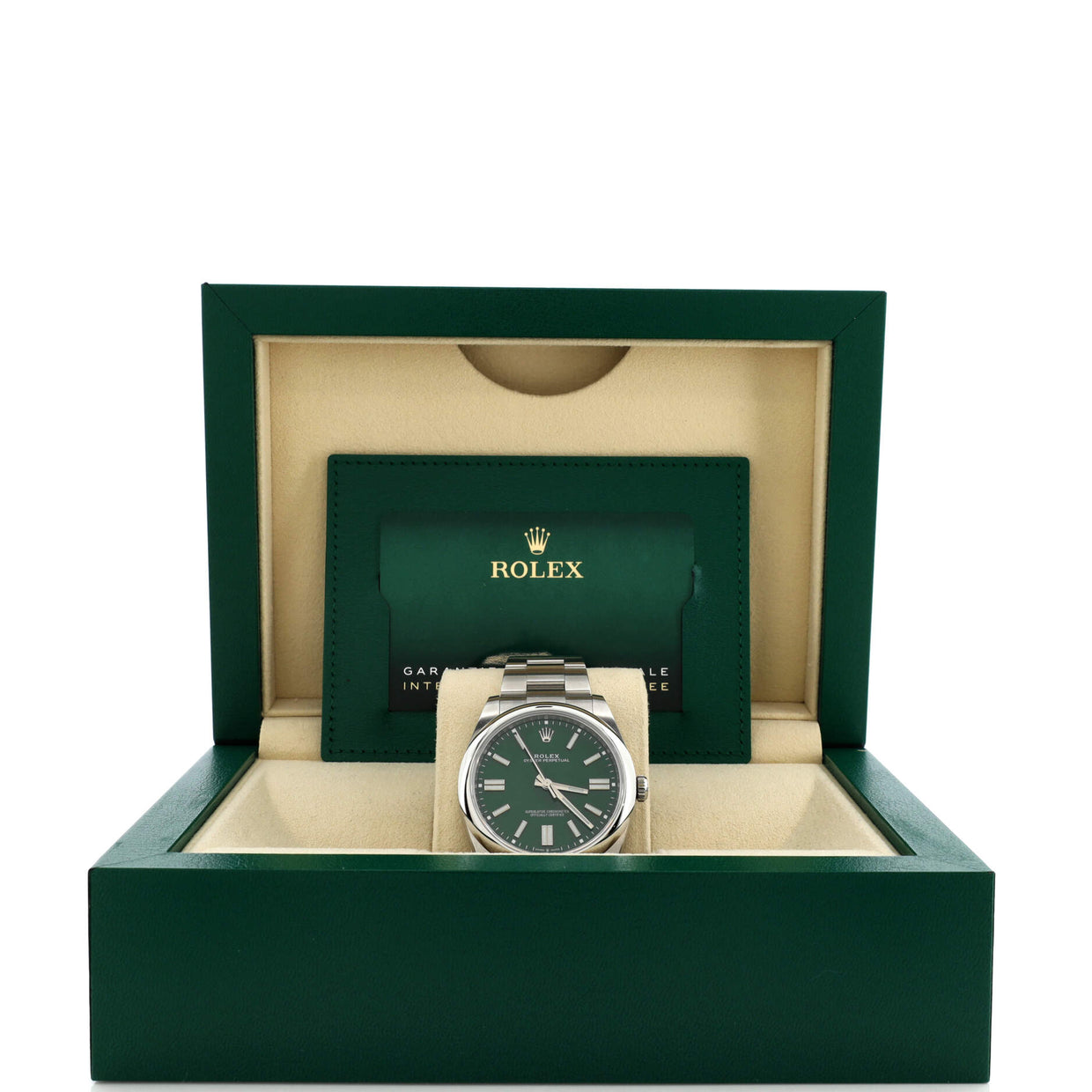 Rolex Oyster Perpetual Datejust Mint Green Automatic Watch Stainless
