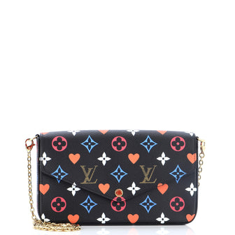 Louis Vuitton Felicie Pochette Limited Edition Game On Multicolor Monogram