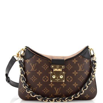 Louis Vuitton LV Twinny Handbag Monogram Canvas and Reverse Monogram Canvas with Leather