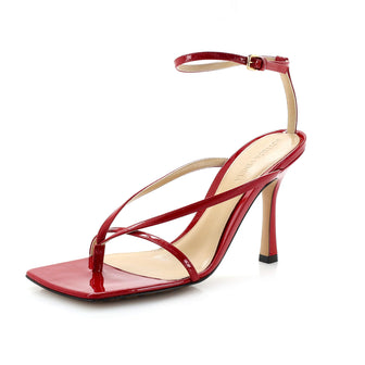 Bottega Veneta Women's Stretch Strap Heeled Sandals Leather