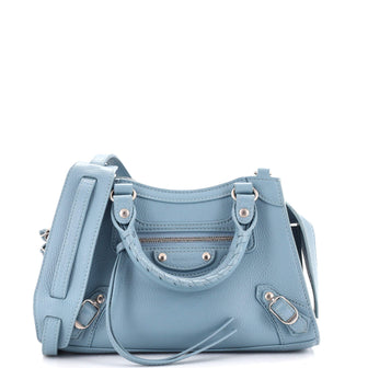 Balenciaga Neo Classic City Bag Crocodile Embossed Leather Mini