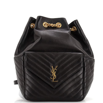 Saint Laurent Joe Backpack Matelasse Chevron Leather