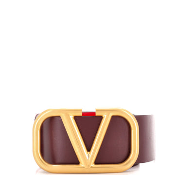 Valentino Garavani VLogo Belt Leather Extra Wide