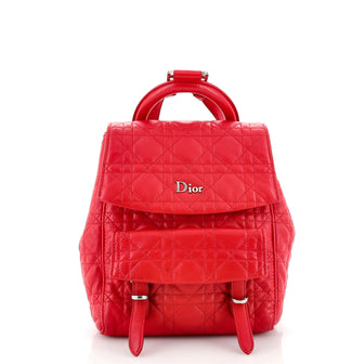 Christian Dior Stardust Backpack Cannage Quilt Leather Small