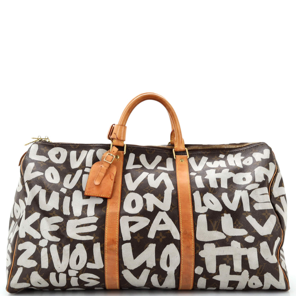 Louis Vuitton Keepall Bag Limited Edition Monogram Graffiti 50 