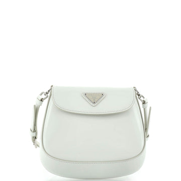 Prada Cleo Flap Shoulder Bag Spazzolato Leather Mini