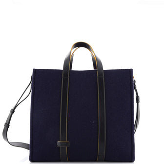 Fendi Convertible Shopping Tote Felt Large