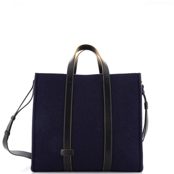 Fendi Convertible Shopping Tote Felt Large
