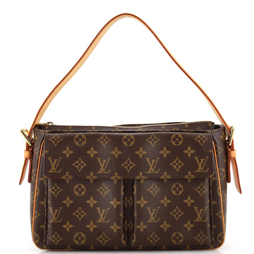 Louis Vuitton Viva Cite Handbag Monogram Canvas GM