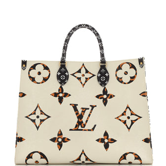 Louis Vuitton OnTheGo Tote Limited Edition Jungle Monogram Giant GM