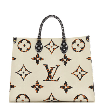 Louis Vuitton OnTheGo Tote Limited Edition Jungle Monogram Giant GM