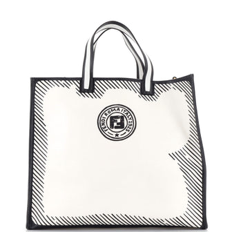 Fendi Shopper Tote Joshua Vides Printed Coated Canvas Large