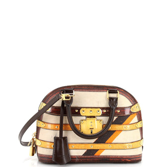 Louis Vuitton Alma Handbag Limited Edition Time Trunk Canvas BB