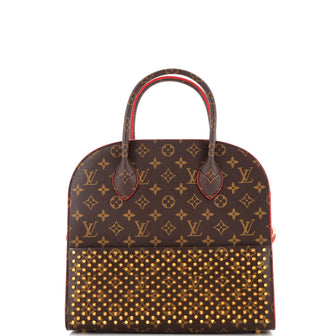 Louis Vuitton x Christian Louboutin Shopping Bag Calf Hair and Monogram Canvas