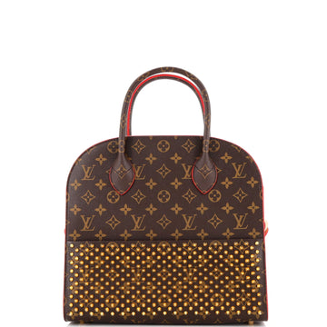 Louis Vuitton x Christian Louboutin Shopping Bag Calf Hair and Monogram Canvas