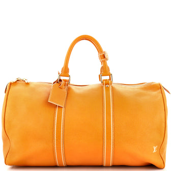 Louis Vuitton Keepall Bag Tobago Leather 50