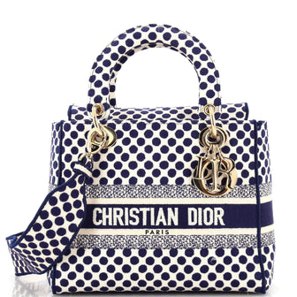 Christian Dior DiorAmour Lady D-Lite Bag Printed Canvas Medium