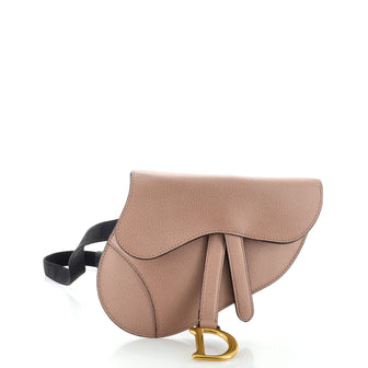 Christian Dior Saddle Belt Bag Leather