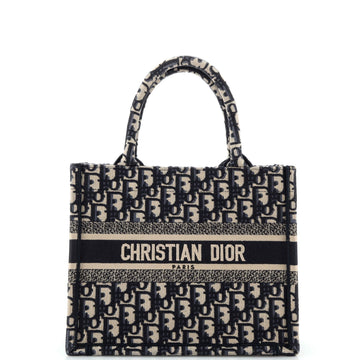 Christian Dior Book Tote Oblique Canvas Small
