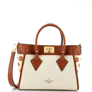 Louis Vuitton On My Side Tote Monogram Tufted Canvas PM