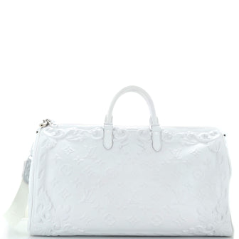 Louis Vuitton Keepall Bandouliere Bag Limited Edition Ornaments Monogram Leather 45