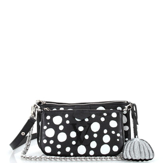Louis Vuitton Multi Pochette Accessoires Yayoi Kusama Infinity Dots Monogram Empreinte Giant