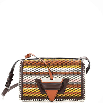 Loewe Barcelona Shoulder Bag Woven Leather Medium