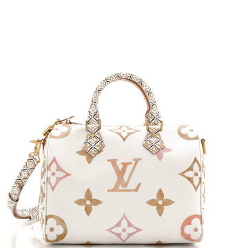 Louis Vuitton Speedy Bandouliere Bag By The Pool Monogram Watercolor Giant 25
