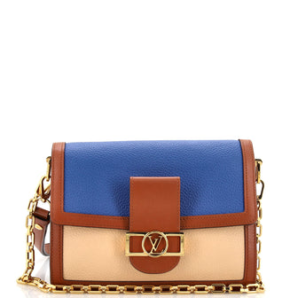 Louis Vuitton Dauphine Shoulder Bag Taurillon Leather MM