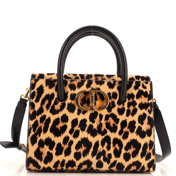 Christian Dior St Honore Tote Printed Calf Hair Medium