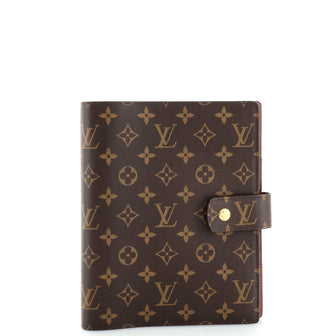 Louis Vuitton Ring Agenda Cover Monogram Canvas GM