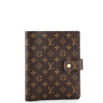 Louis Vuitton Ring Agenda Cover Monogram Canvas GM