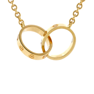 Cartier Love Interlocking Necklace 18K Yellow Gold