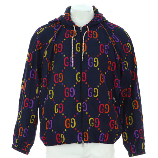 Gucci Men's Hooded Zip Jacket Jumbo GG Polyamide 265113