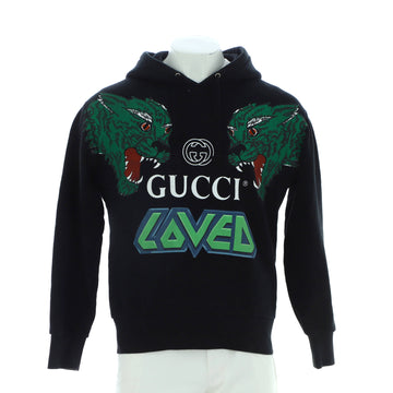 Gucci Men's Loved Tigers Hoodie Printed Cotton