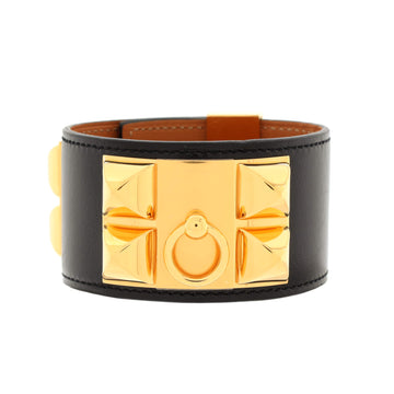 Hermes Collier de Chien Bracelet Leather