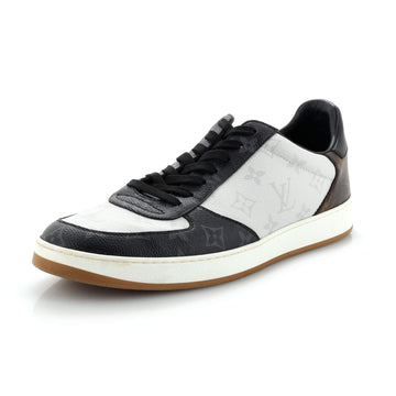 Louis Vuitton Men's Rivoli Low-Top Sneakers Monogram Eclipse Canvas
