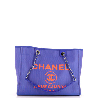 Chanel Deauville Tote Mixed Fibers Small