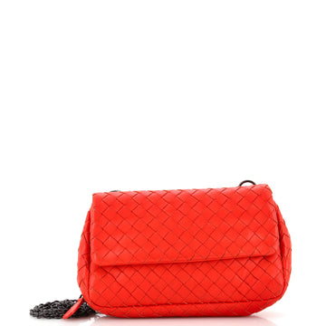 Bottega Veneta Expandable Chain Crossbody Bag Intrecciato Nappa Small
