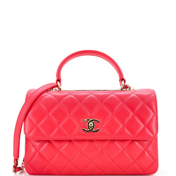 Chanel Trendy CC Top Handle Bag Quilted Lambskin Large