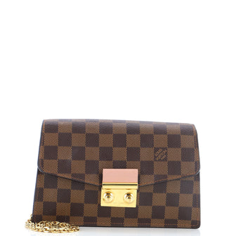 Louis Vuitton Croisette Chain Wallet NM Damier