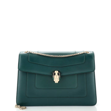 Bvlgari Serpenti Forever Shoulder Bag Leather Medium