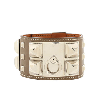 Hermes Collier de Chien Bracelet Studded Leather