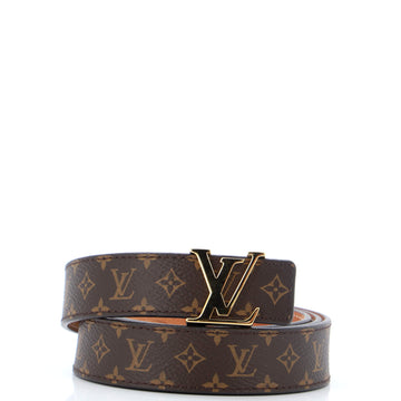 Louis Vuitton LV Initiales Belt Monogram Canvas Thin